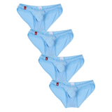 David Archy Men's 4 Pack Micromodal Air Sexy Bikinis and Briefs