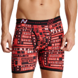 New Balance Men's athletic Active Performance Boxer Briefs Photoprint Colors