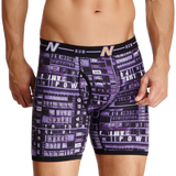 New Balance Men's athletic Active Performance Boxer Briefs Photoprint Colors