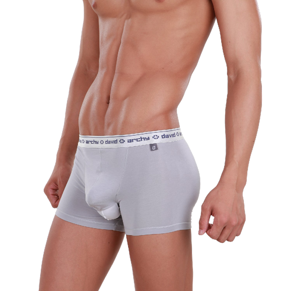 David Archy Men's 4 Pack Micro Modal Separate Pouch Trunks